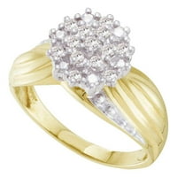 1 5CTW-dijamantski prsten klastera