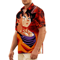 Anime Dragon Ball Majice za muškarce, Ležerne prilike Ležerne ljetne božićne poliestera Lagana zabava