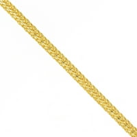 14K čvrsti zlatni žuto ili bijeli ogrlica od lanaca na fokaturu 16 18 20 kopča kandžastog jastoga