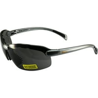 Global Vision C- Sigurnosne naočale Sivi okviri Čist i dimni objektiv ANSI Z87.1