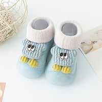 Vučene cipele za prve korake tenisice prozračne tople meke kućne cipele za bebe Toddler unutarnjim kućnim