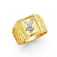 Jewels 14k žuta zlatna meša modna godišnjica Veličina prstena 8.5