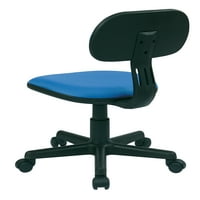 Kućna namještaja Zadaća stolica s okretnima i podesivom visinom, LB. Kapacitet, plava tkanina