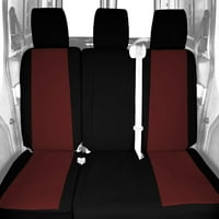 Calrend stražnji split klupa Cordura poklopci sjedala za 2012- Honda CR-V - HD178-15CC Burgandy umetak