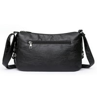Innerwin Dame Torbe Multi džepovi torbica veliki kapacitet retro crossbody torba Dizajner za žene PU