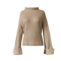 Ketyyh-Chn Womens Dukseri preveliki pulover Dukseteri vrhovi Khaki, XL