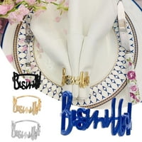Bismillah prsten salveta Eid Mubarak musliman Ramadan kareem Legura ubrus