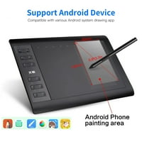 Abanopi 10moons G Digital Art Graphics Crtanje tablet ultra lagane umjetnosti Skica za otvaranje s baterijom