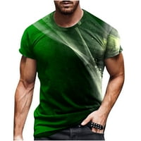 Odeerbi Muške grafičke majice Casual Fitness Sports Tops Okrugli izrez 3D Štamparska šorc rukava bluza