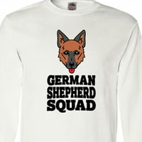Majica sa majicama njemačkog pastirnog pastirke s dugim rukavima