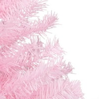 Umjetno božićno drvce sa LED-om i kuglicom set ružičaste 94.5 PVC