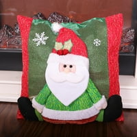 Giligiliso lutka jastučna futrola Božićni uzorak kauč kauč kauč na kauču navlai kućne dekor Božić u