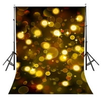 Greendecor poliester tkanina 5x7ft crveno zlato Glitter spot pozadina Božićne fotografije pozadine stranka