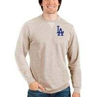 Muška antigua Oatmeal Los Angeles Dodgers nagradna Crewneck Pulover dukserica