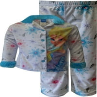 American Marketing Enterprises Inc Girls 'Disney Franlen Elsa Winter Sparkle flanel Pajama