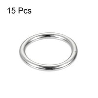 ID debljine Metal O ring željeza srebrna ton paketa
