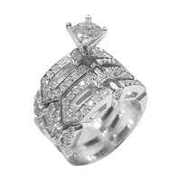 Prstenovi za žene Ženska habanje Naslona modna lagana valentinov ringnprsten kreativni dijamantski