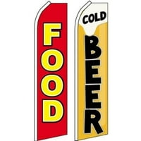 Restoran za hranu Swooper Flutter Peather Flags Pack-Hrana-hladno pivo, samo zastava *** pol se prodaje