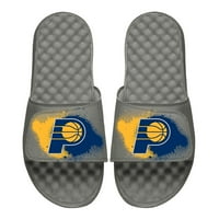 Muški islide siva Indiana Pacers Spray Slide Slide Sandals