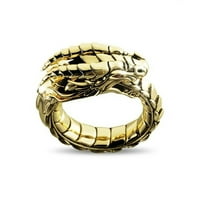 Zmajni prsten za muškarce Norse Dragon Glavni prsten Vintage Dragon Ring Hop Biker Ring Punk životinjski