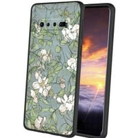 Kompatibilan sa Samsung Galaxy S10 + Plus telefonom, Cvijeće - Silikonska futrola za teen Girl Boy Case