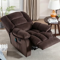 Pretplaćene masažne ležaljke stolice sa toplinom i vibracijama, mekana tkanina Jednokratna ručna stolica
