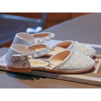 Lacyhop djevojka haljina sandale blistaju princeza cipele rhinestone ravne sandale zabave casual d'orsay