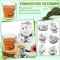 Miayilima skladištenje hrane od nehrđajućeg čelika Čaj za čaj kreativni mali infuser u obliku životinjskog