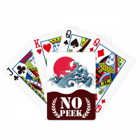 Japan Crveni sunčani morski vodeni paek PEEK Poker igračka karta Privatna igra