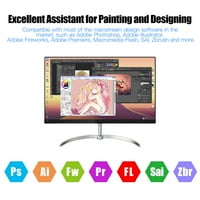 Tomshine Professional Graphics Crtanje tableta Express tasteri s nivoima Stylus bez baterije Nibspen
