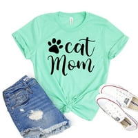 Mačka mama majica mama mama mamina majica majica poklon za vlasničkim ljubimcima za životinje Majice