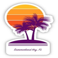 Summerland Key Florida Suvenir Vinil naljepnica naljepnica Dlan dizajn
