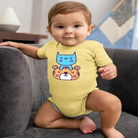 Slatka mačka i tigar bodi dječje novorođenčad -Image by Shutterstock, mjeseci
