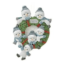 Miayilima božićni ukrasi personalizirani preživjeli obitelj ukrasnih ukrasa za božićne praznike
