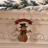 Božićni drveni privjesak Dječji poklon Božićno stablo Oznaka Privjesak dekor
