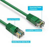 150FT CAT5E UTP Ethernet mreže za podizanje kabela Gigabit LAN mrežni kabel RJ brzi patch kabel, zeleno