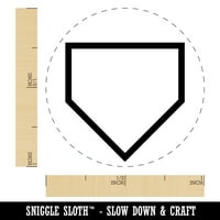 Početna ploča Baseball Outline Gumeni pečat za ScrapBooking Crafting Stafring - Srednja
