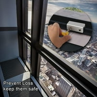Klizna prozora Podesiva sigurnosna sigurnosna prozora Zaključavanje klizne zaključavanje prozora Zatvaranje okvira prozora