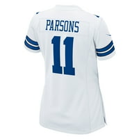 Ženski Nike Micah Parsons Bijeli dres igrača Dallas Cowboys