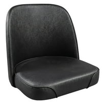 Zamjena + kašika + bar + stolica + sjedala% 2c + crna + vinil