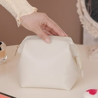 Kozmetičke vrećice za žene Velika torba dvostruka torba kožna vodootporna prijenosna perba široka torba