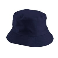 Kašika za muškarce Žene Unise Dvostruka bočna habanje Reverzibilni kantu Hat Trendy Pamuk Twill Canvas
