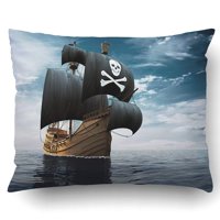 Pirate brod na 3D platnu jastučni jastuk od 3D jastuka