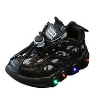 Dječje LED svjetlosne trake cipele čipke čipke platnene cipele djeca casual cipele svijetle cipele hodanje