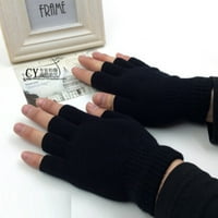 Cara Lady Unise rukavice Mitten bez pletene kukičane polu-prste odraslima topla zima