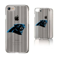 Carolina Panthers iPhone Clear Text Backdrop dizajn futrole