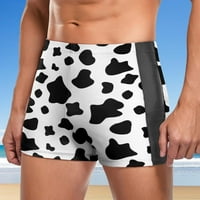 Krava tiska za muške kupaći kostim prskanje brzo suho plaža kratka za bazen na plaži