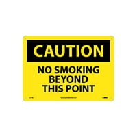 Znakovi o oprezu nacionalnog markera; Ne pušenje izvan ove tačke krute plastike C51RB