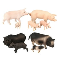 Simulacijska akcija svinja Lik Kids Slatke svinjske figurice FarmModel ukrasi igračke za kućni ukras