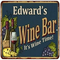 Edwardov vinski bar poklon zeleni znak rustikalni dekor 108120055226